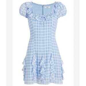 LIKELY Lula Mini Dress In Blue Bell Sz 10 New